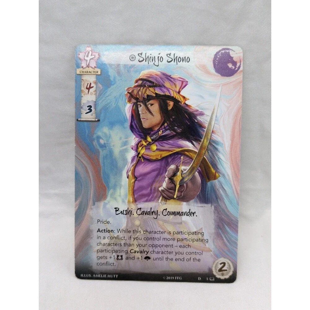 (6) Legend Of The Five Rings Across The Burning Sanda LCG Promo Cards